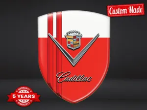 Cadillac Emblema Silicone Logo Premium Cupola Racing